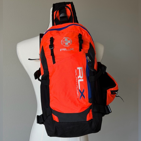 RLX Ralph Lauren Other - Outdoor RLX  Ralph Lauren Mini Sling Bag Backpack Neon Orange Hiking Gym Travel